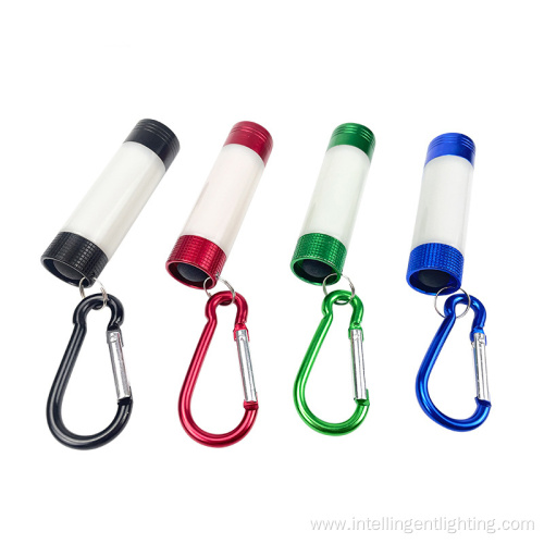 Portable LED Telescopic Keychain Carabiner Flashlight